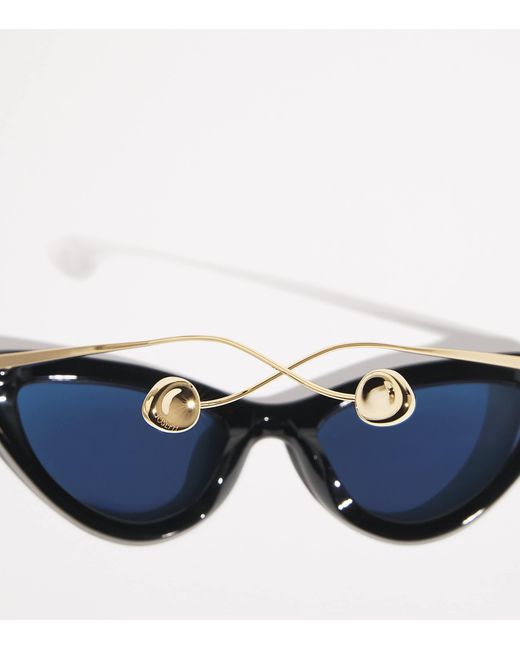 Joseph Blue Cat Eye Laarous Sunglasses