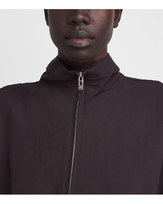 Alaïa Black Paper-Blend Ruffled Jumpsuit