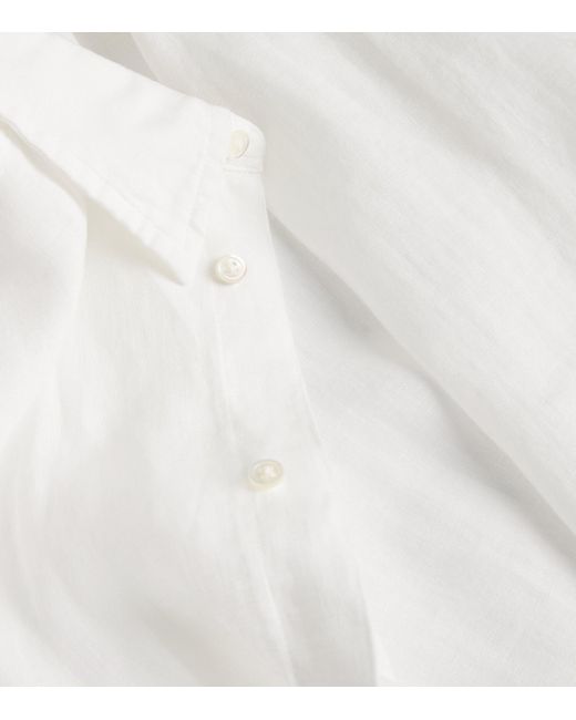 Polo Ralph Lauren White Linen Classic Shirt