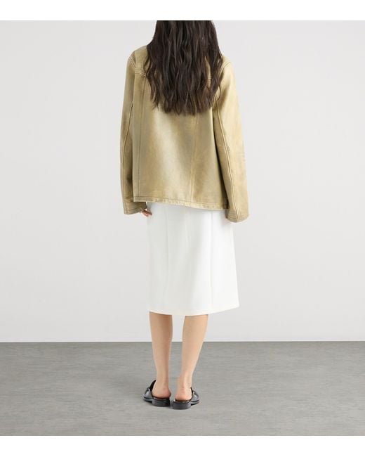 Prada Natural Nappa Leather Jacket