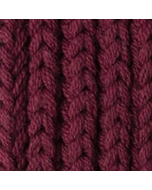 Prada Purple Wool Logo Scarf