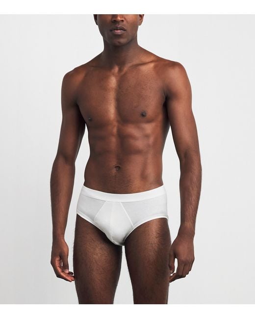 Zimmerli of Switzerland White Sea Island Cotton Briefs for men