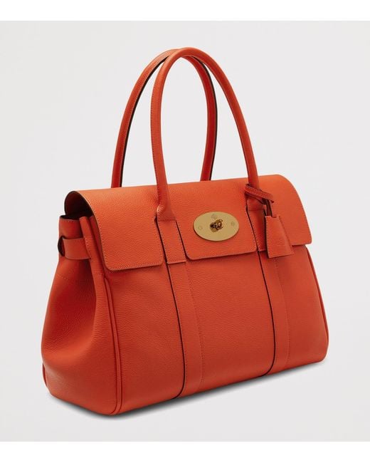 Mulberry Red Small Leather Bayswater Top-Handle Bag