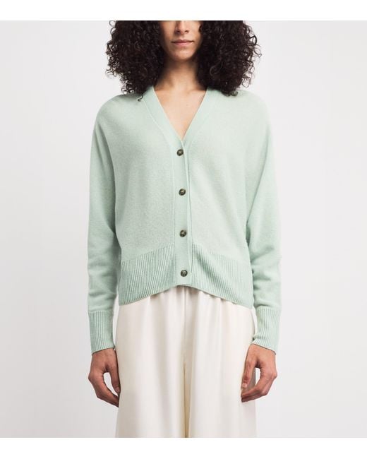 LeKasha Green Cashmere Lyss Scarf Cardigan