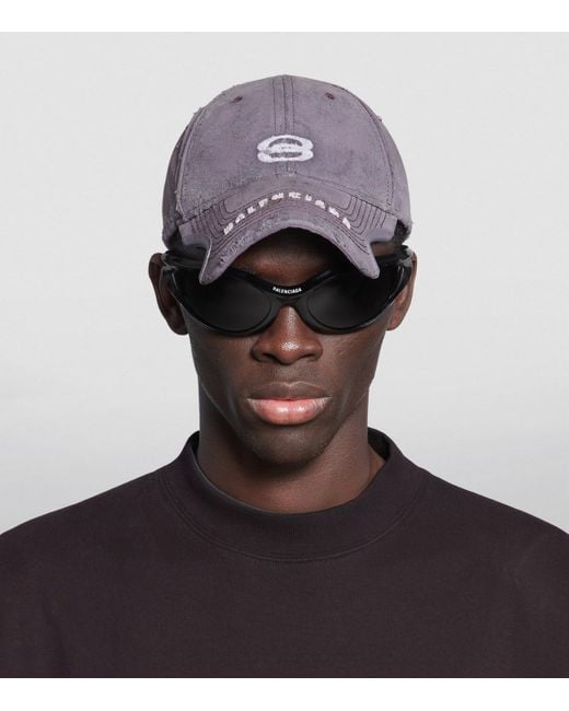 Balenciaga Hat With Logo in Purple for Men Lyst