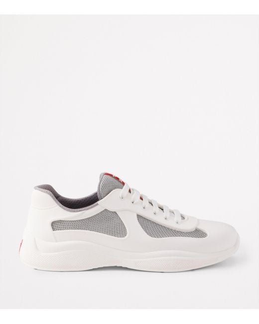 Prada White Rubber America's Cup Sneakers for men