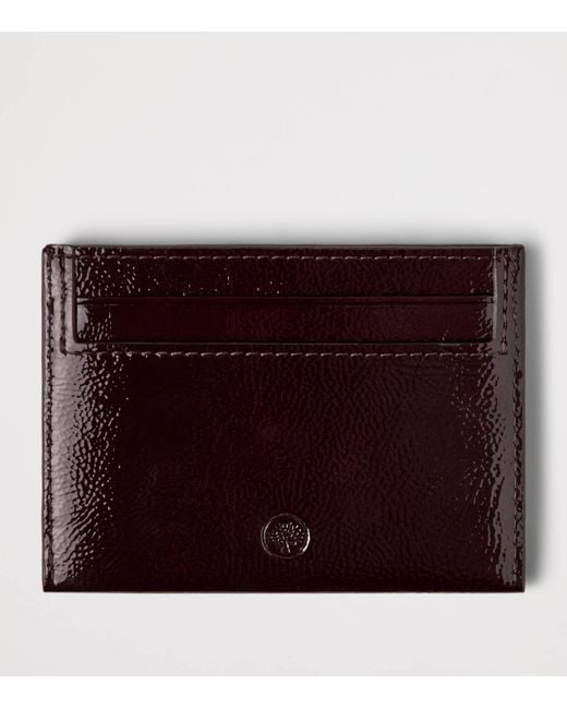Mulberry Brown Credit Card Slip Deep Aubergine