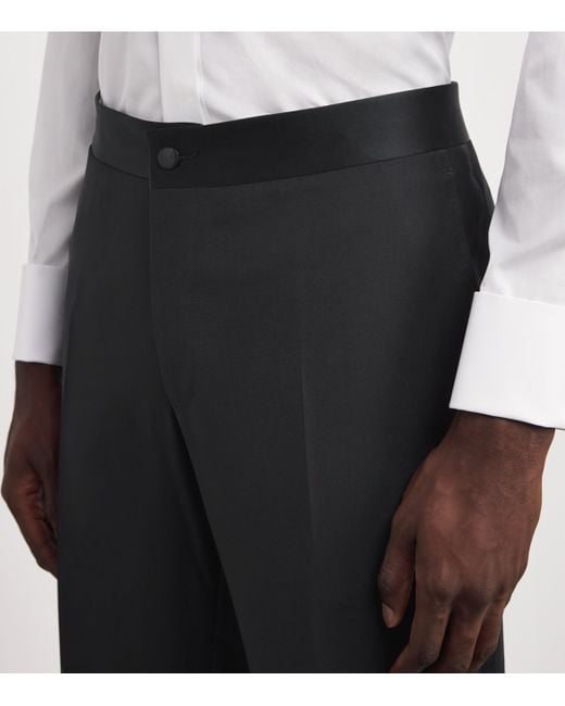 Canali Black Wool 2-Piece Tuxedo for men