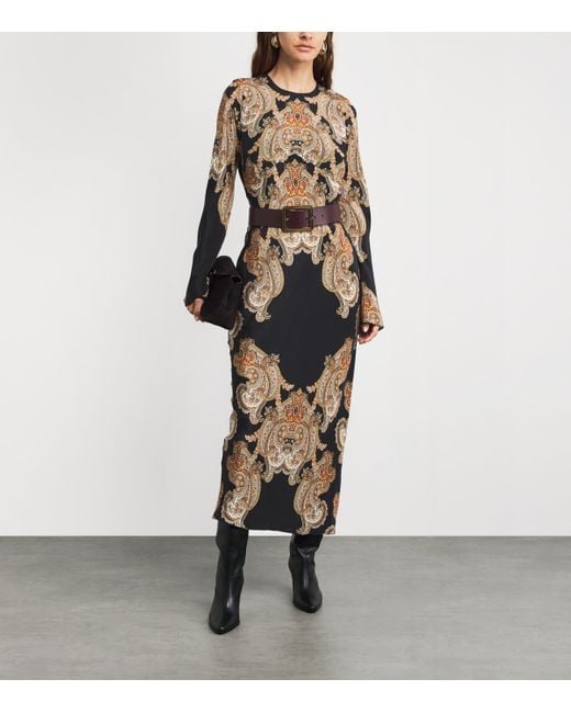 Veronica Beard Natural Silk-Blend Lupita Maxi Dress