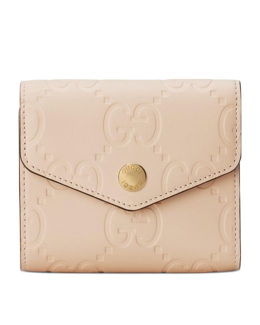 Gucci Natural Leather Gg Wallet