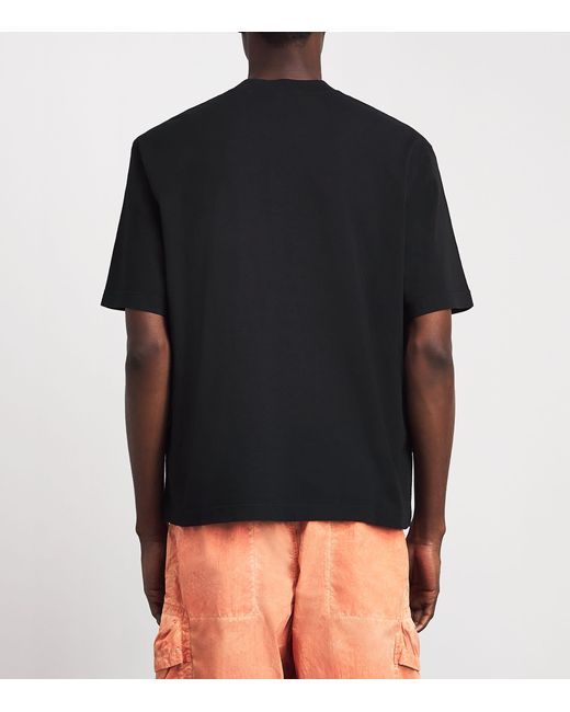 Stone Island Black Organic Cotton Ghost T-Shirt for men