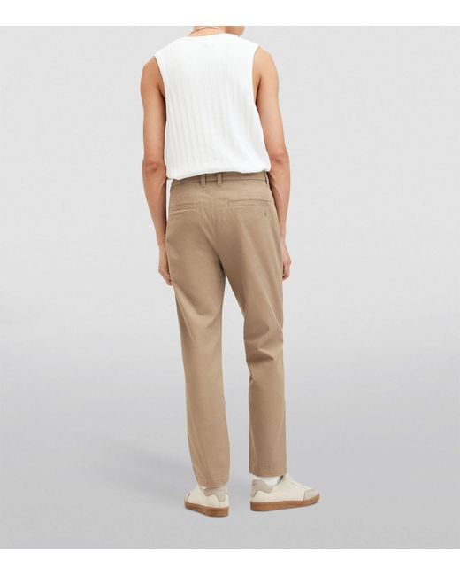 AllSaints Natural Stretch-twill Walde Chinos for men
