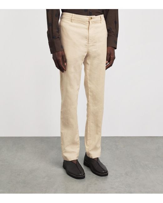 Paul Smith Natural Cotton-Blend Chinos for men