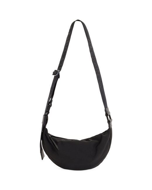 AllSaints Black Half Moon Cross-body Bag