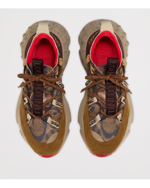 Christian Louboutin Brown Trailnrun Sneakers