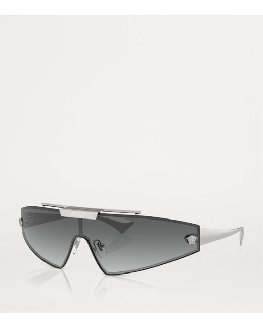 Versace Gray Metal Ve2265 Sunglasses