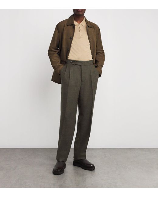 James Purdey & Sons Gray Wool-Blend Technical Tweed Sporting Trousers for men