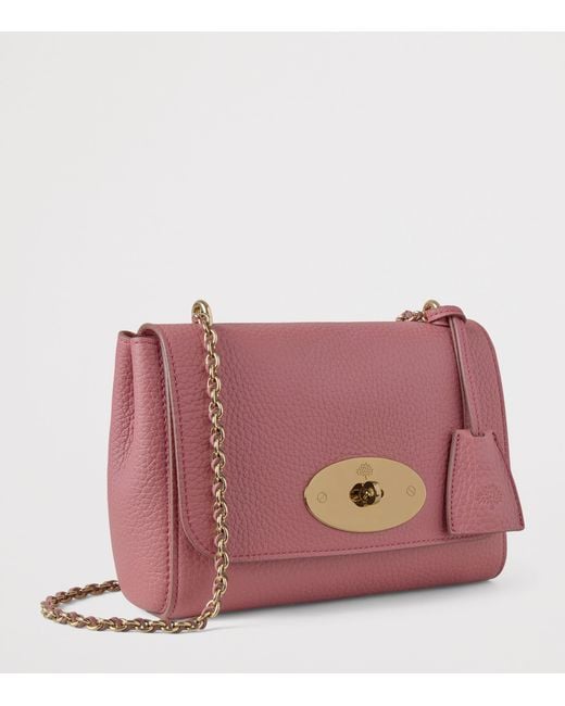 Mulberry Purple Leather Lily Shoulder Bag