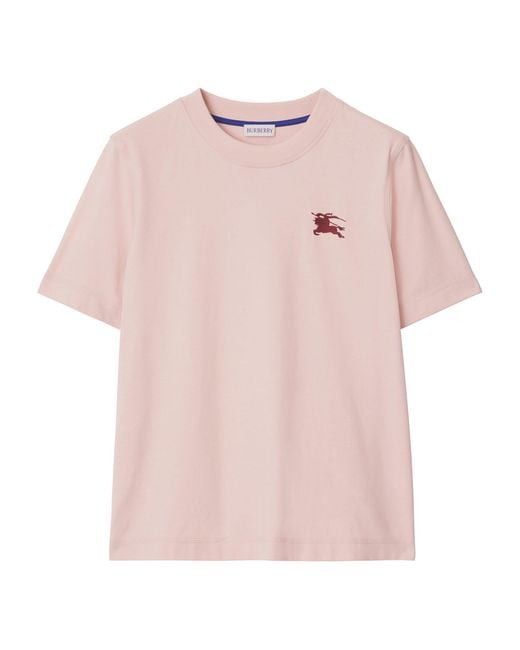 Burberry Pink Ekd Slim T-Shirt