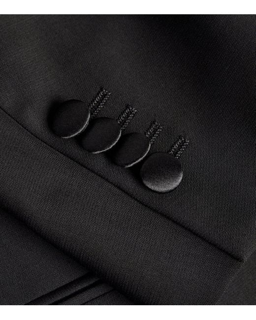 Giorgio Armani Black Virgin Wool-Silk 2-Piece Soho Tuxedo for men