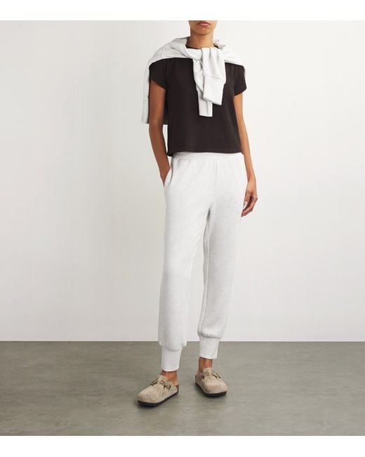 Varley White The Slim Cuff Sweatpants