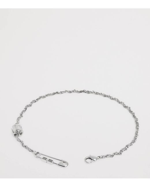 Balenciaga Metallic Diy Pin Necklace for men