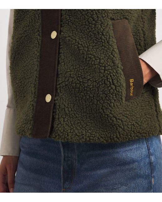 Barbour Green Teddy Dulsie Gilet