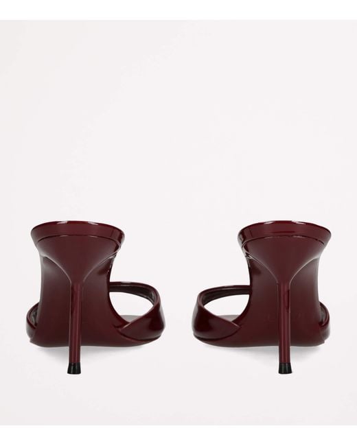 Paris Texas Red Patent Leather Lidia Mules 70