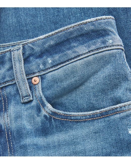 PAIGE Blue High-Rise Laurel Canyon Jeans
