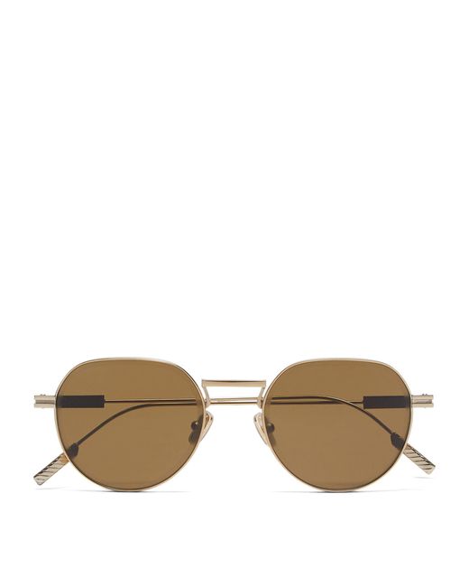 Zegna Natural Tinted-lens Sunglasses for men