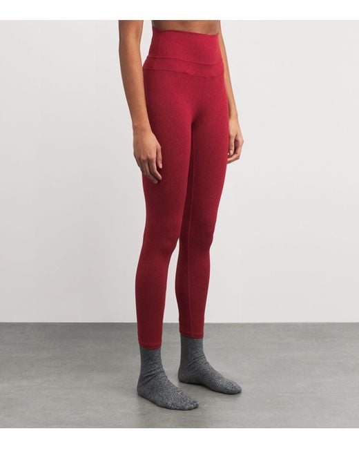 Varley Red Always Warm Base Layer Leggings