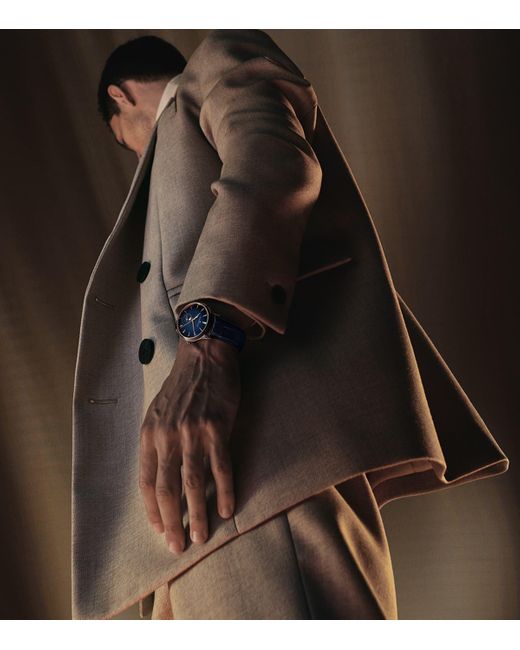 Jaeger-lecoultre Blue Rose Master Ultra Thin Moon Watch for men