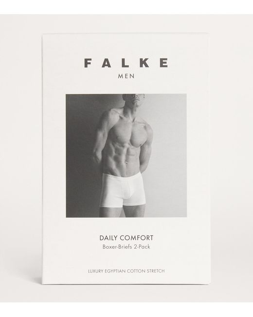 Falke Gray Daily Comfort Boxer Briefs for men