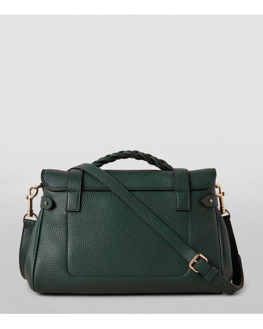 Mulberry Green Leather Alexa Cross-Body Bag