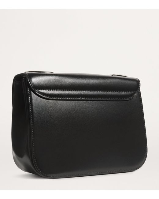 Vivienne Westwood Black Leather Linda Cross-Body Bag