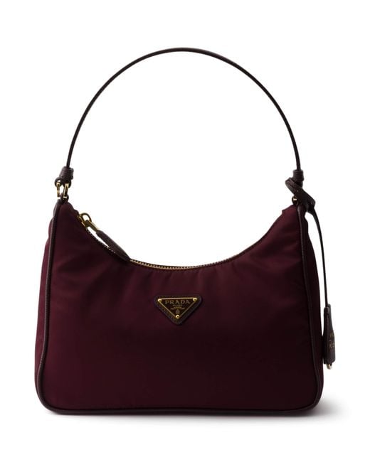 Prada Purple Re-Nylon Re-Edition 2005 Shoulder Bag