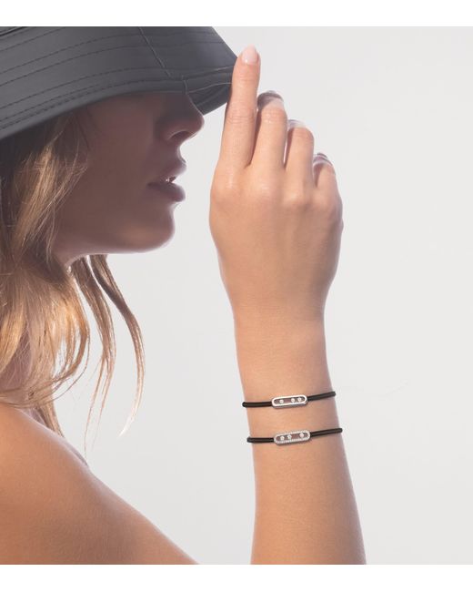 Messika White Care(S) And Diamond Bracelet