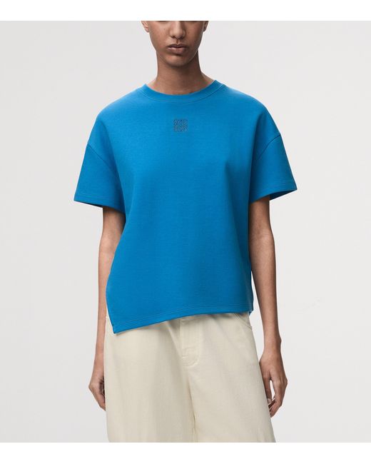 Loewe Blue Asymmetric T-Shirt