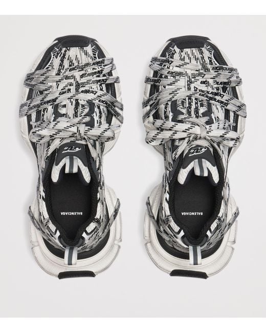 Balenciaga White 3Xl Extreme Laces Logo Sneaker for men