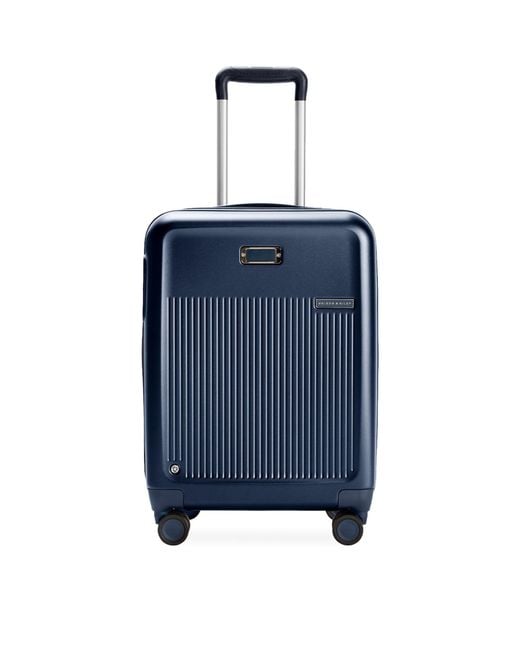 Briggs & Riley Blue Carry-on Expandable Spinner Suitcase (53cm)
