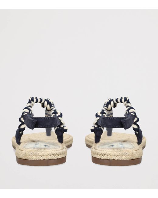 Manebí White Rope Flat Sandals