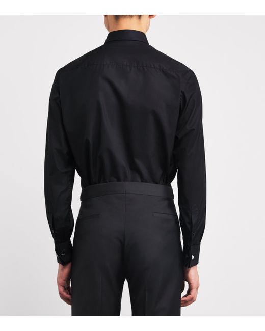 Brioni Black Cotton Shirt for men