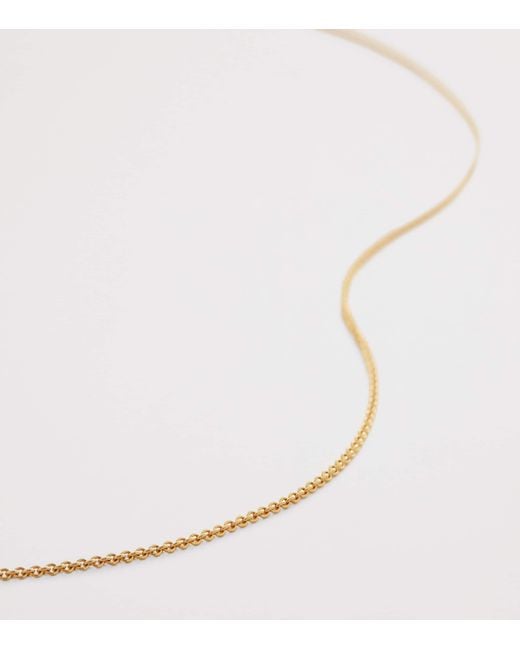 Monica Vinader Natural Vermeil Fine Chain Necklace