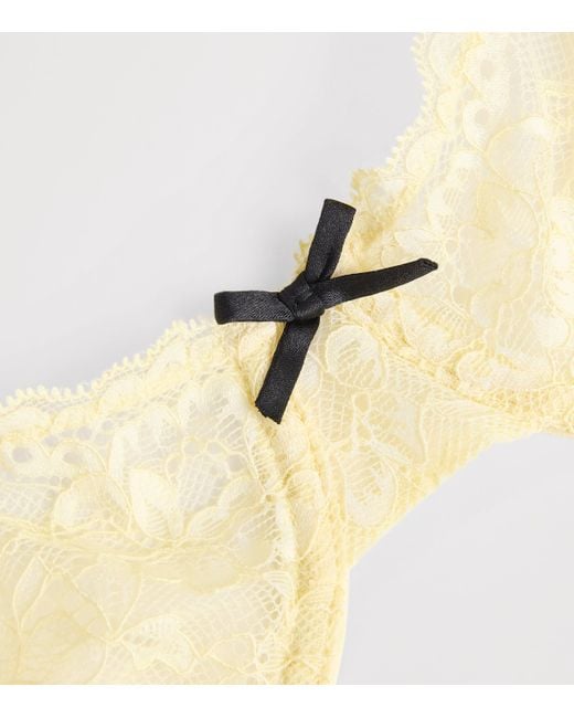 Fleur du Mal Natural Lace Bianca Balconette Bra