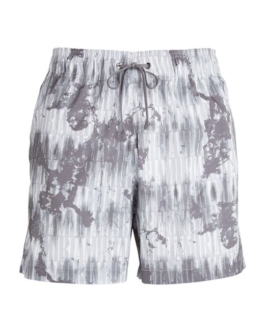 Amiri Tiedye Swim Trunks in Gray for Men Lyst