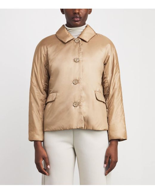 Max Mara Natural The Cube Collared Jacket
