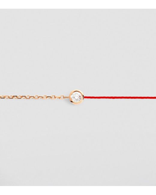 RedLine Metallic Rose And Diamond Pure Half-Chain Bracelet
