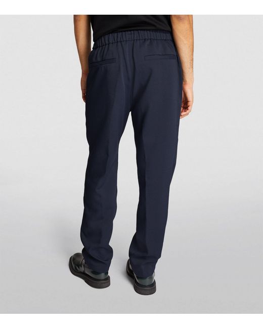 Wooyoungmi Blue Drawstring-waist Sweatpants for men