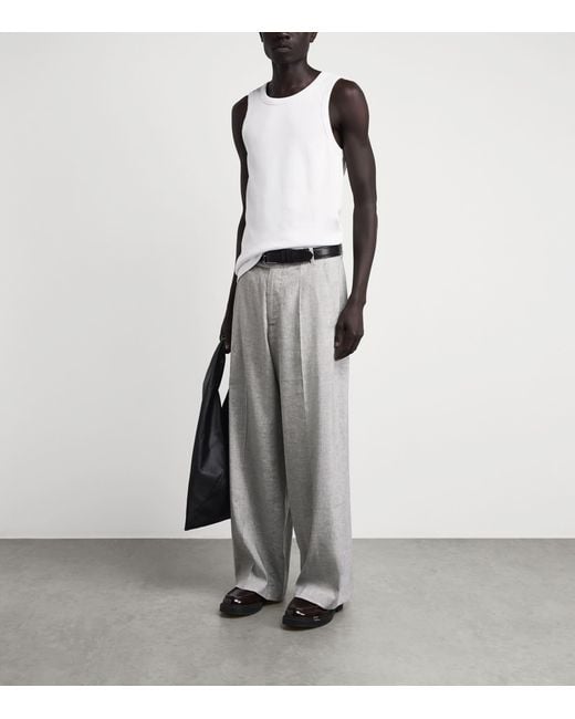 Won Hundred White Stretch-Cotton Simo Tank Top for men