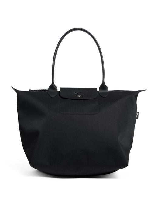 Longchamp Black Large Le Pliage Energy Tote Bag
